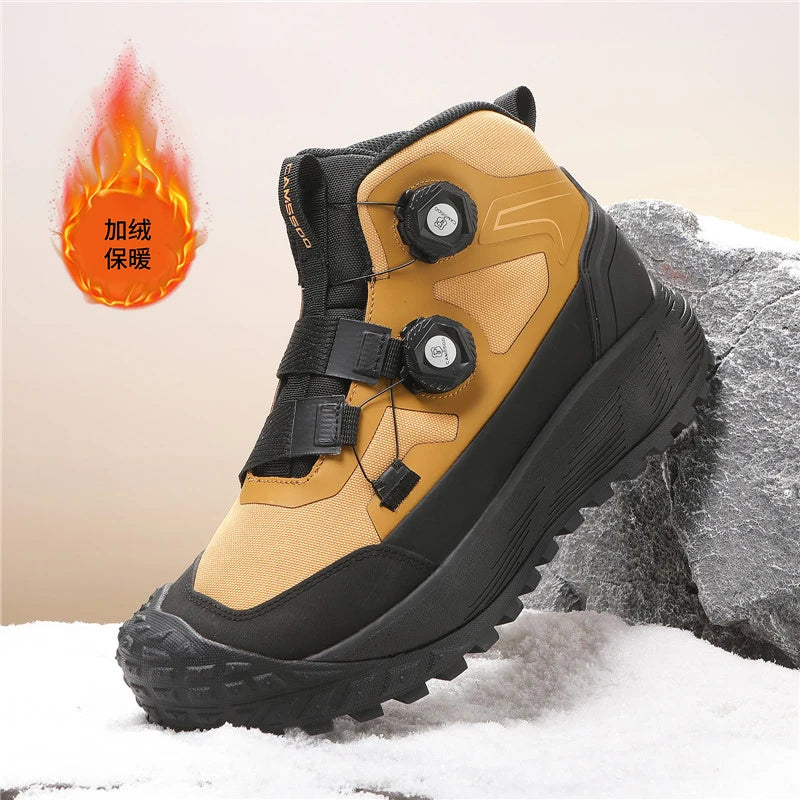 CAMSSOO Hiking Shoes Men Snow boots Outdoor Sports Climbing Shoes women Trekking Sneakers ankle boots hunting shoes travel boots