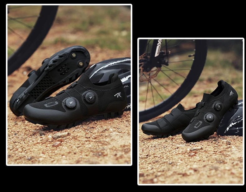 Men Mtb Cycling Shoes New Women Pink Self-Locking Cleats Speed Road Bicycle Shoes Flat Trail Racing SPD Mountain Bike Sneakers