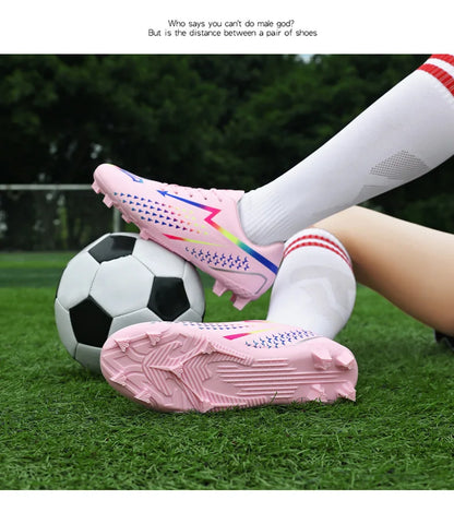 High Quality Men's Soccer Shoes for Society, Ultralight Turf Soccer Cleats Sneakers, Training Football Boots Chuteira Campo Sizes 35-45