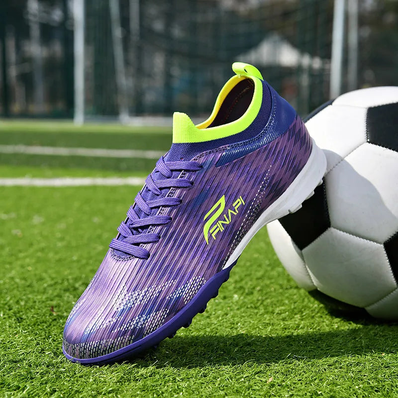 Herren-Fußballschuhe in hoher Qualität: Stollen, für Spiele, Indoor, Verkaufsschlager, Outdoor, Fußballschuhe, Rasen, High-Top, Futsal, rutschfeste Sneaker