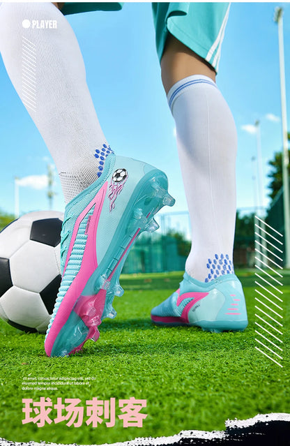 Men Football Boots Society Professional Original Resistant Casual Male Ultralight Outdoor Soccer Shoes Non Slip Football Shoes