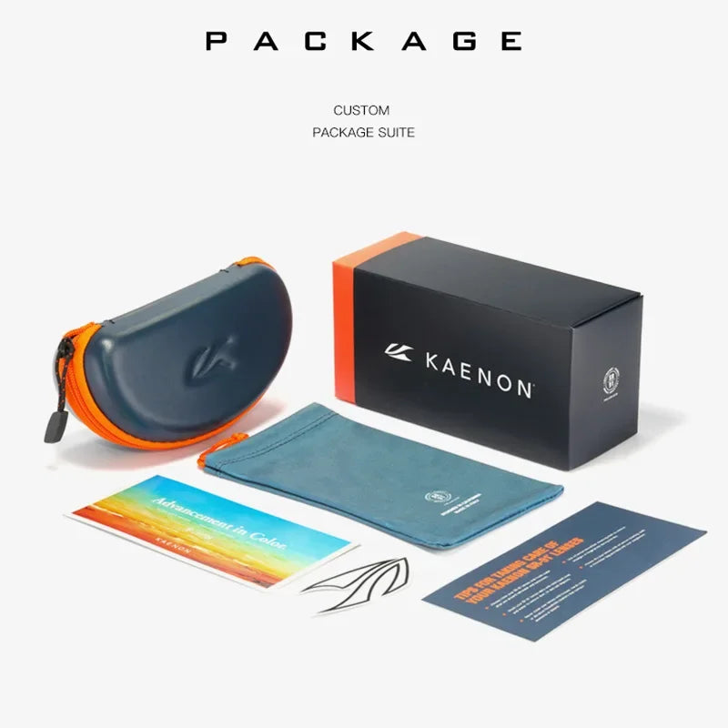Kaenon Polarized Sport Sunglasses For Men And Women Ideal for Driving Fishing Cycling and Running UV Protection Glasses With Box
