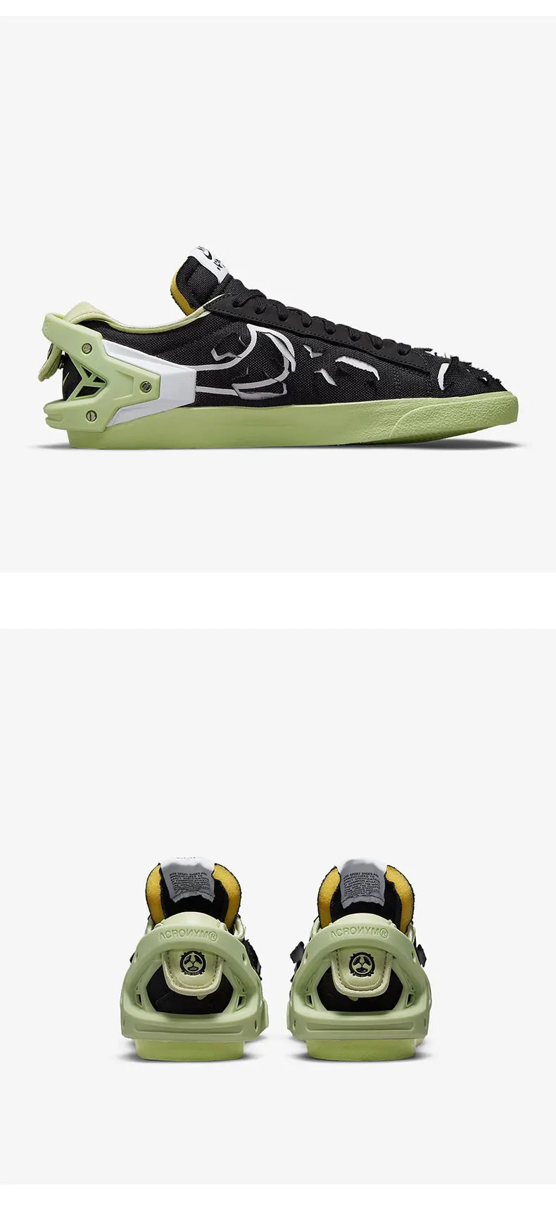 Sapatilhas de Skate Unissexo Nike Authentic Blazer Acronym Collaboration DO9373-001