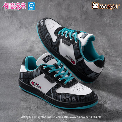 Moeyu Hatsune Miku topánky pre ženy a mužov, Vocaloid, cosplay, anime, pánske tenisky, športové, atletické, bežecké a voľnočasové topánky so šnurovaním
