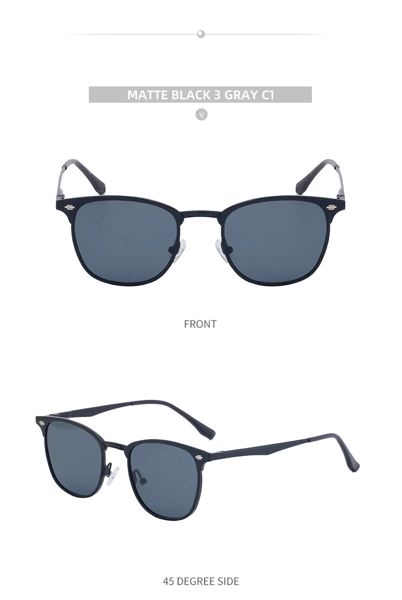 Steampunk Square Sunglasses Men 2026 Luxury Brand Metal Frame Retro Punk Sun Glasses Male Driving Shades Vintage Eyewear UV400
