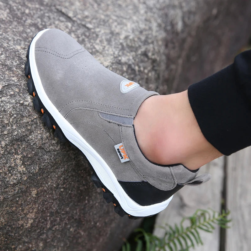 Sapatos desportivos casuais para homem, para caminhadas ao ar livre, acampamento, corrida leve e jogging, mocassins antiderrapantes, sapatos de caminhada, tamanhos grandes 38-50