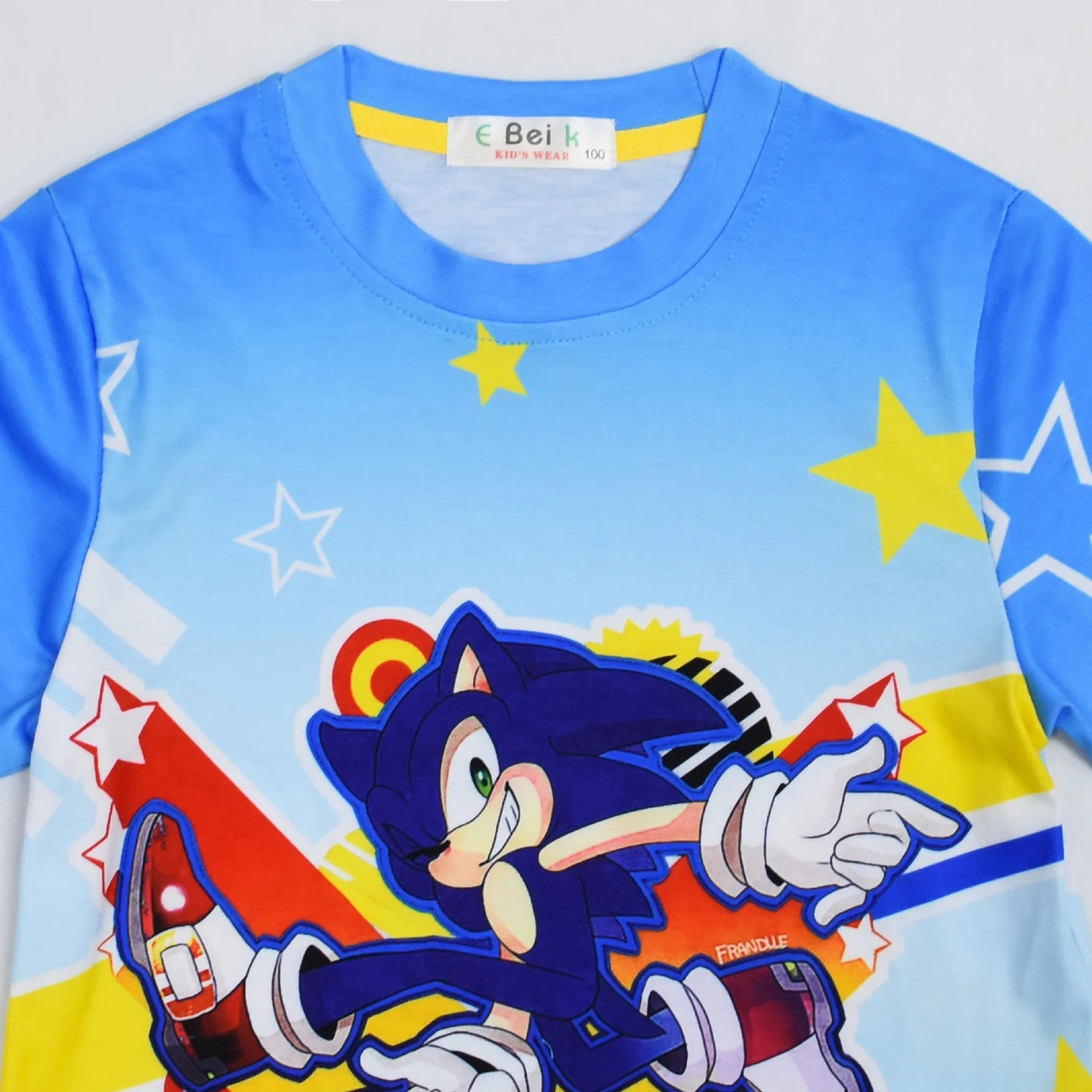 Sonic New Spring Autumn Children's Pajamas Boys and Girls Cartoon Long Sleeve Clothes Toddler Cotton Pajama Set Hedgehog Gift