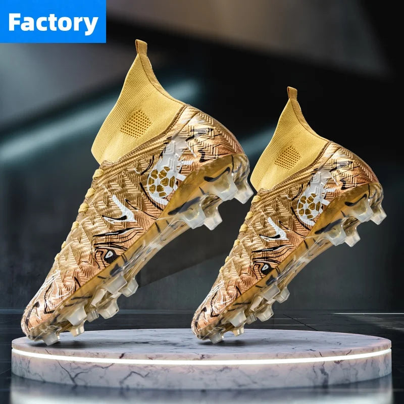 Sapatilhas de futebol profissional para homem, sapatilhas com pitões, sapatilhas de futebol originais, botas para campo de futebol de interior, treino em relva, TF/FG, ténis