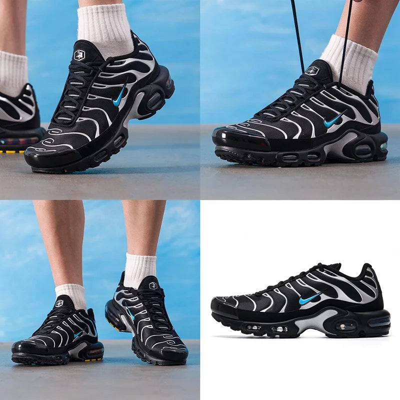 Nike IM9624-001, chaussures de course pour hommes, tige en mesh, amorti à coussin d'air, baskets décontractées absorbant les chocs
