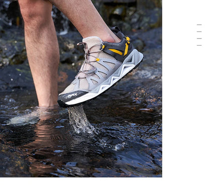 RAX Nye vandresko til mænd og kvinder til sommeren – åndbare Upstream-sko, trekking- og vandsko til udendørs brug, fiskeri og camping – sneakers til mænd