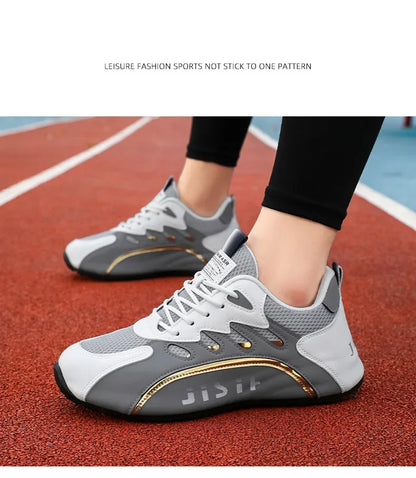 Fashionable Large Size Men's Sports Shoes Mesh Upper Breathable Comfortable Casual Sneakers Trendy Men's Footwear from China
