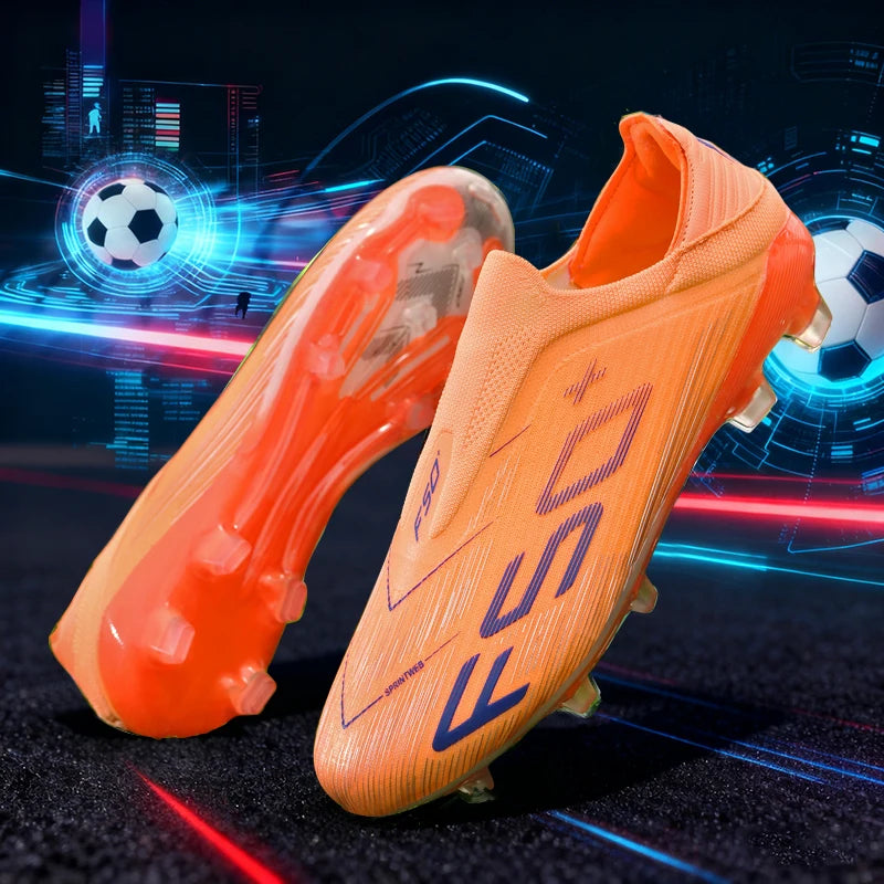 New Men's Soccer Shoes Match Football Boots Sneakers Non-Slip Grass Cleats High-Quality Futsal Indoor Hot-Selling High-Top Outdoor