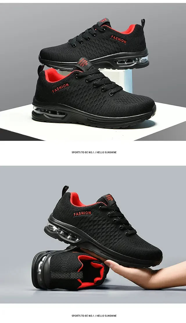 Sneakers da uomo 2025 nuove scarpe sportive casual alla moda traspiranti da uomo sneakers leggere da running comfort taglia grande scarpa da running uomo