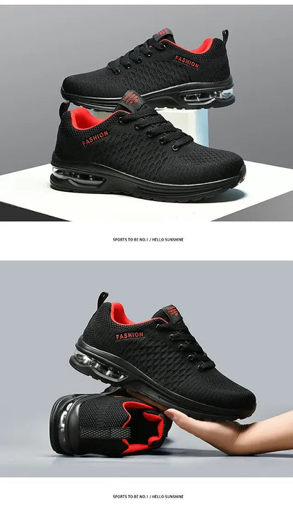 Sneakers da uomo 2025 nuove scarpe sportive casual alla moda traspiranti da uomo sneakers leggere da running comfort taglia grande scarpa da running uomo