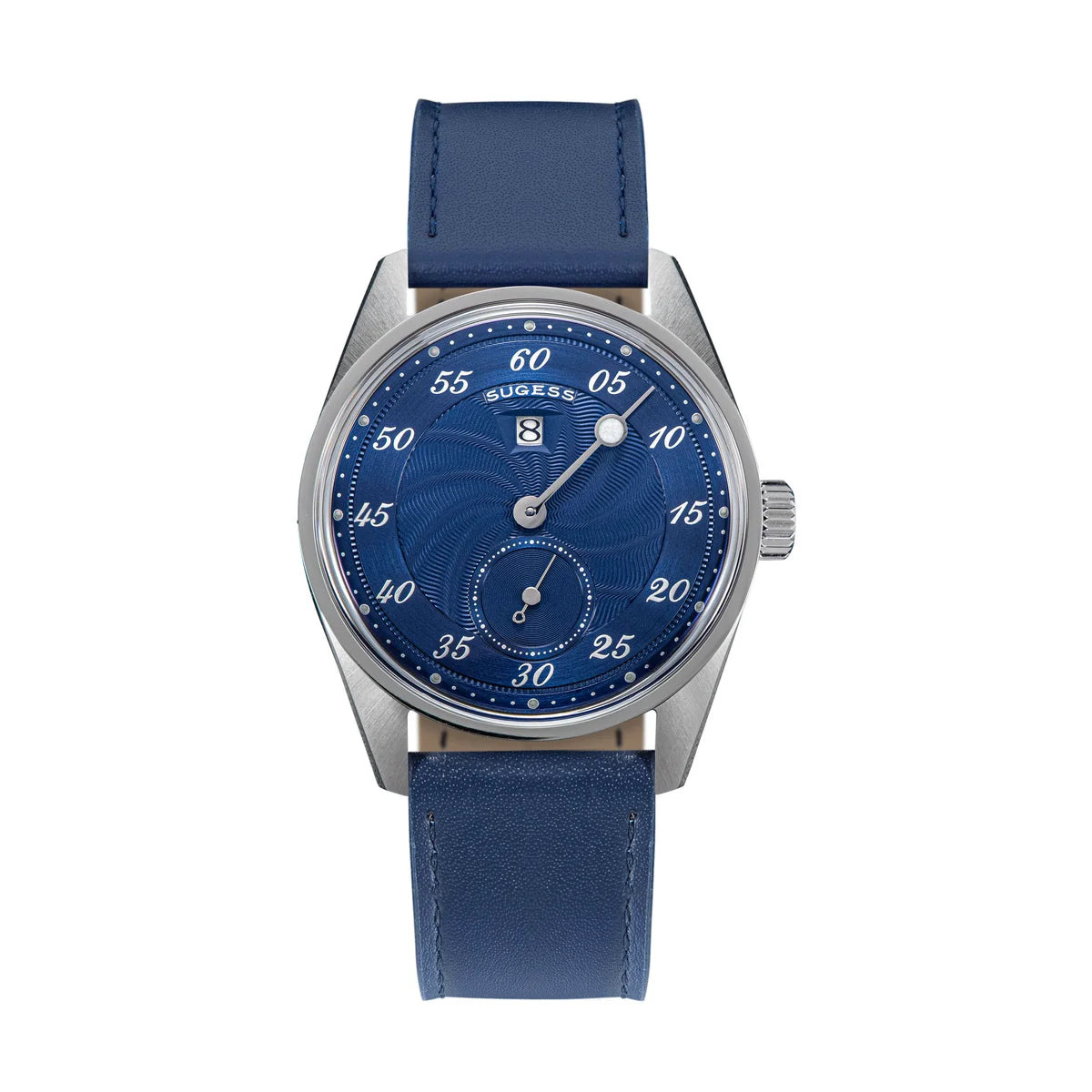 Sugess Mens Watch Automatic ST1721 Movement Aventurine Mechanical Wristwatches Hardlex Glass Fashion Simple Business Clock S451