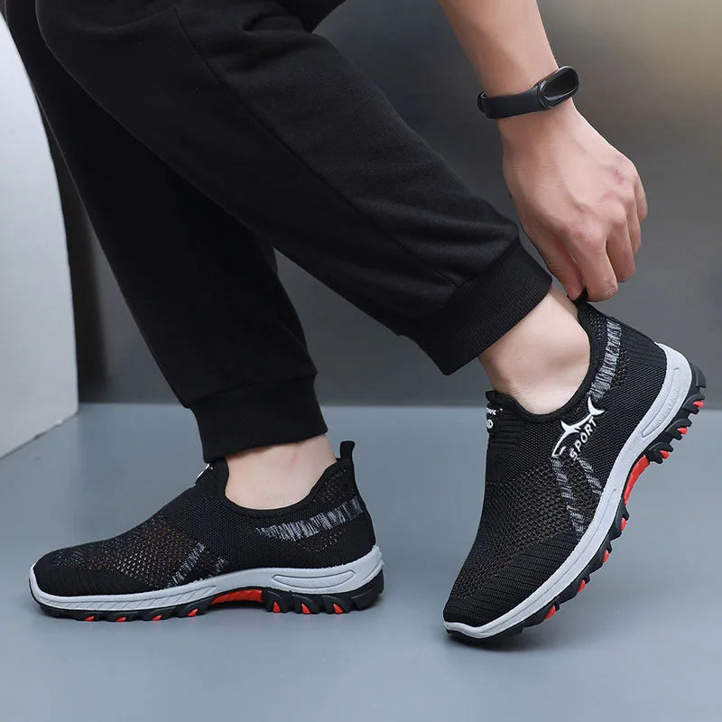 Sneakers estive da uomo Scarpe sportive da uomo in rete Scarpe sportive traspiranti Sneakers leggere in tela Scarpe economiche in saldo