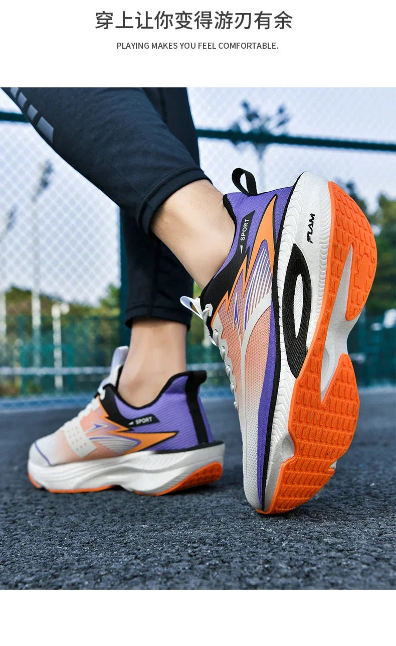 Sports Running Shoes Men Sneakers Marathon Breathable Comfortable Brand Trend Women Athletic Trainer Outdoor Sneakers AirCushion