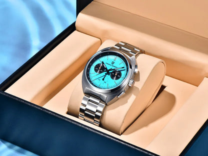 2026Pagani design watch luxury men's quartz watch speed men's chronograph top brand all-steel sapphire diving relógios masculino