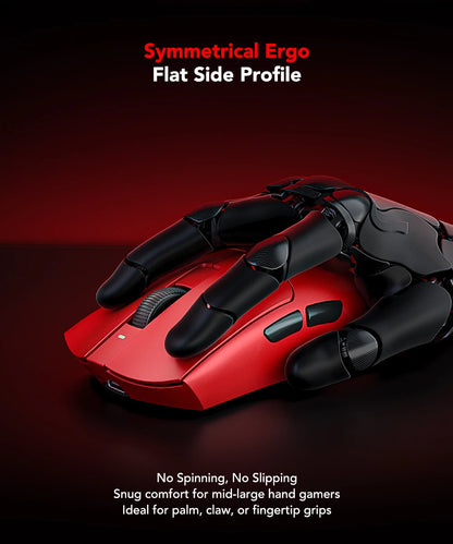 KYSONA Jupiter Series gamingmus – kablede/trådløse mus, 8Khz PAW3950-sensor, Bluetooth, 46g, genopladelig, webdriver til PC og bærbar