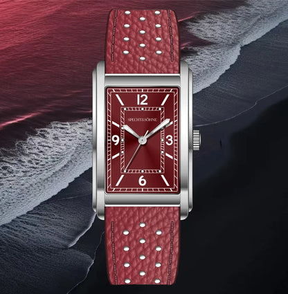New Specht & Söhne Fashion Couple Watches VH31 Quartz Watches Casual Retro Clocks Sapphire Crystal Leather Strap Wristwatch