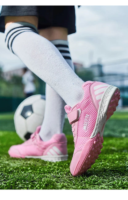 Personnalité : élégantes et confortables, baskets de sport pour garçons et filles, pour l'entraînement, en salle ou en extérieur, sur gazon, pour les jeunes et les étudiants, chaussures de football, pointures 29 à 39#