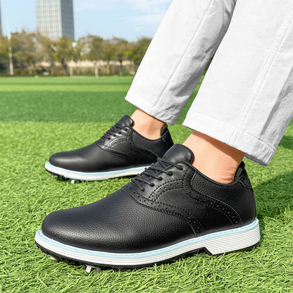 Chaussures de golf professionnelles pour femmes, chaussures de marche décontractées et tendance, chaussures de sport de golf confortables et antidérapantes pour le fitness en plein air