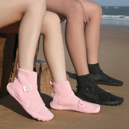 Sapatilhas aquáticas unissexo de cano alto para desporto ao ar livre, caminhada, travessias na água, natação, praia, fitness, mergulho e surf, estilo barefoot