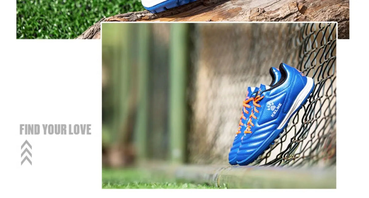 Kelme Tf Broken Nail fodboldsko til voksne og unge – skridsikre fodboldsko til kunstgræs og 5-mands fodbold – sportsfodboldsko