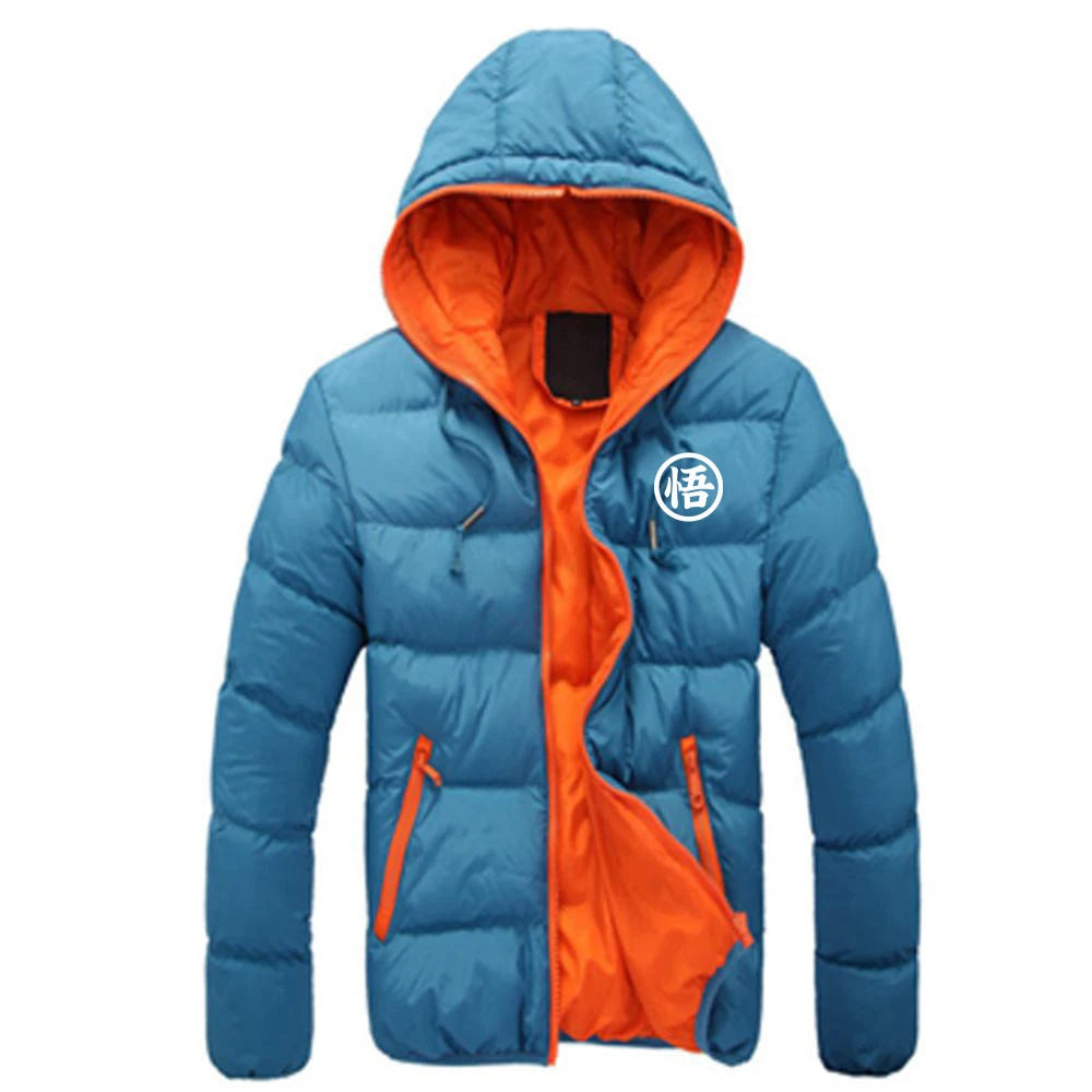 2026 Dragon Ball GOKU Anime Print Autumn And Winter Men's New Six-color Cotton-padded Warm Zipper Jackets Casual Fashion Coats