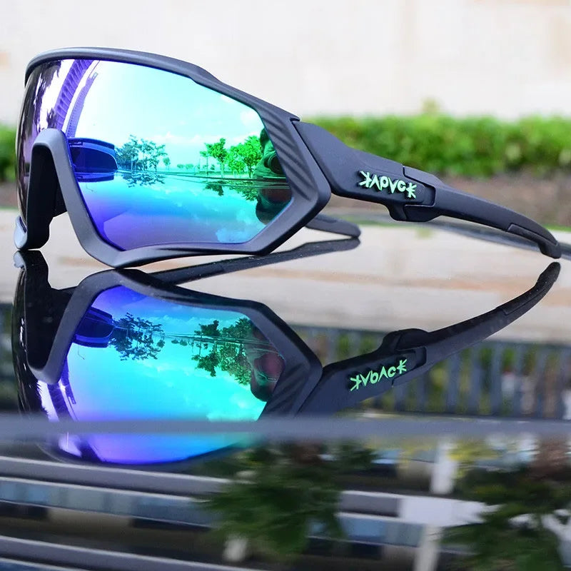 Kapvoe Herren-Marken-Angelbrille, Mountainbike- und Radfahrbrille, Damen-Rennradbrille, Fahrradbrille, Radsportbrille, Oculos Ciclismo