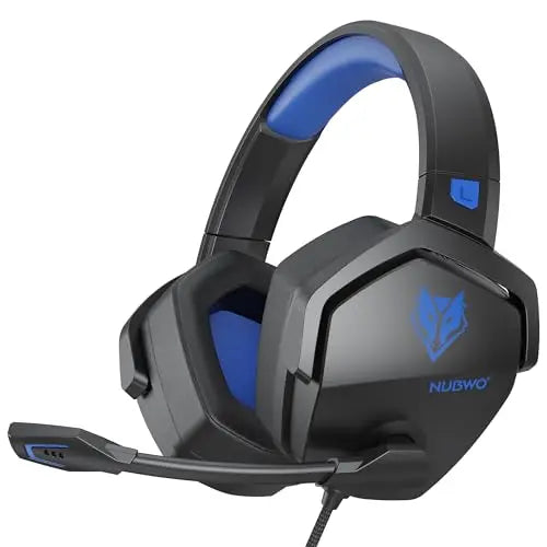 Casque de jeu NUBWO N16, design stéréo confortable, micro à réduction de bruit pour PS5, PS4, Xbox One, Switch, PC, ordinateur portable et Mac