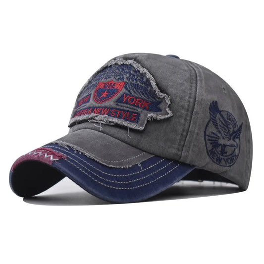 CNTANG Summer New Baseball Cap Men's Fashion Embroidered Pentagram Letter Caps Men Casual Cotton Designer Hip Hop Hat Snapback