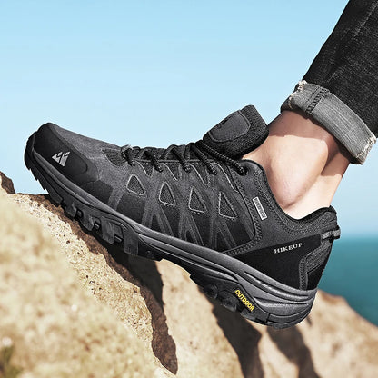 HIKEUP Módní outdoorová obuv Pánské sportovní a volnočasové boty na turistiku a horské výlety Kempingové tenisky pro muže Protiskluzové Odolné proti opotřebení