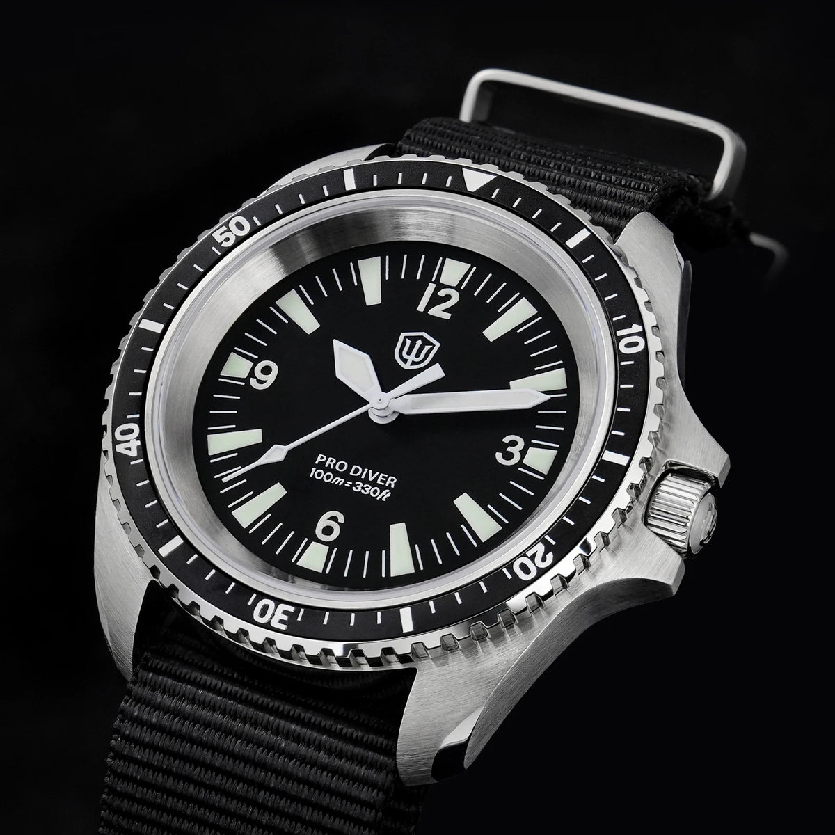 Watchdives WD1980 V3 Watch Vintage VH31 Quartz Movement Stainless Steel Watches Luminous K1 10Bar Waterproof Wristwatch