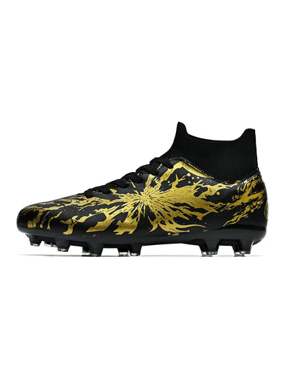 Chaussures de football pour hommes, crampons AG FG, semelles en PU absorbant les chocs et antidérapantes, pour adultes, idéales pour les entraînements de football en extérieur et les séances d’entraînement à haute in