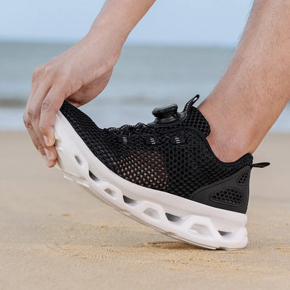 Unisex Quick Dry Barefoot Aqua Shoes for Outdoor Watersports River Trekking Creek Hiking Boating Lightweight Rotating Buckle