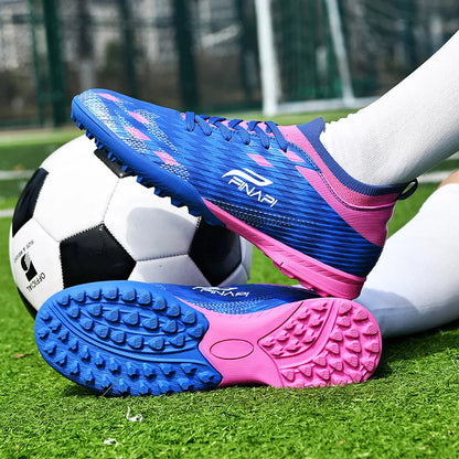 Herren-Fußballschuhe in hoher Qualität: Stollen, für Spiele, Indoor, Verkaufsschlager, Outdoor, Fußballschuhe, Rasen, High-Top, Futsal, rutschfeste Sneaker