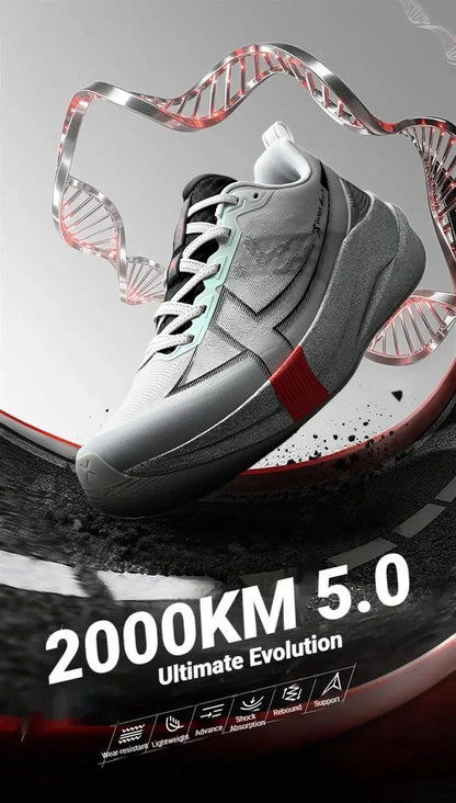 Xtep 2000km 5.0 Jogging Running Shoes For Women Cushion Fashion Color Durable Resistant Elasticity Sole Sneakers 874118110024