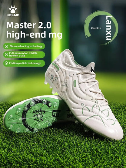 Kelme Ανδρικά Παπούτσια Ποδοσφαίρου για Ενήλικες Mg με Κοντά Καρφιά, Παπούτσια Προπόνησης για Τεχνητό Χλοοτάπητα, Παπούτσια Ποδοσφαίρου για Εσωτερικούς Χώρους με Αντιολισθητική Σόλα