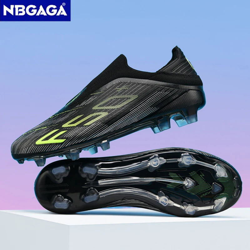 New Men’s Soccer Shoes Outdoor Anti-Slip Youth Sports Shoes Ultralight Turf Comfortable Football Boots