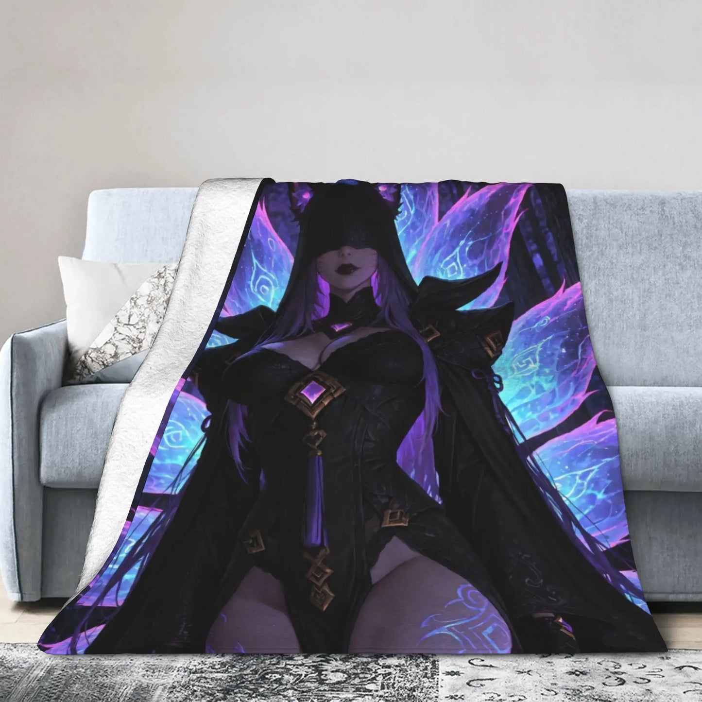 Warm BlanketStudents Travel World of Warcraft Sylvanas Windrunner Throw Blanket Flannel Bedspread For Home Decor Bed Cover