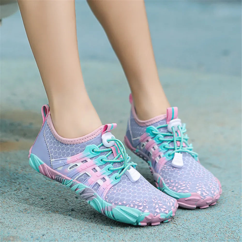 12 Farben Wasserschuhe für Kinder, Sommer, Strand, Five Fingers, Barfuß, Schwimmen, Aqua-Schuhe, schnell trocknend, Meer, Fluss, Kindersneaker