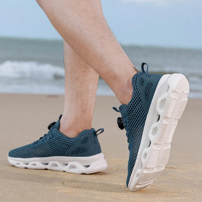 Unisex Quick Dry Barefoot Aqua Shoes for Outdoor Watersports River Trekking Creek Hiking Boating Lightweight Rotating Buckle