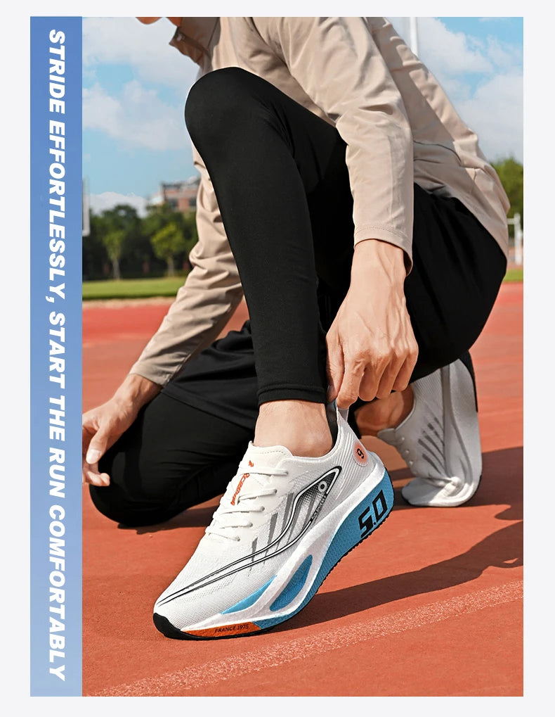 New Sports Shoes for Men&Women, Running Sneakers, Carbon Plate, Male Marathon Racing, Shock-absorbing, Athletics Training Shoes