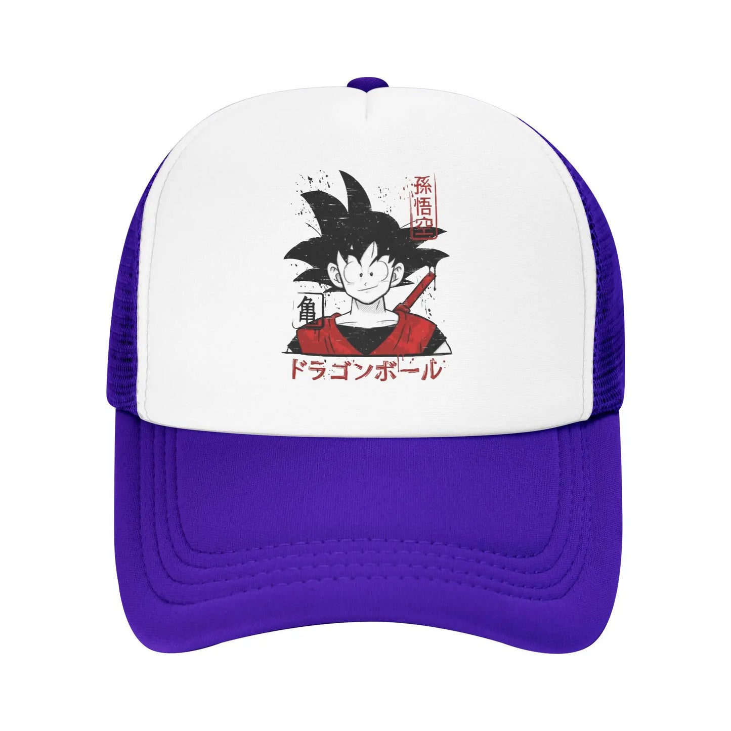 Japanese Goku Dragon Ball Z Mesh Baseball Cap Unisex Fashion Sun Hats  Hats Snapback Caps Fishing Hat Winter Trucker Caps