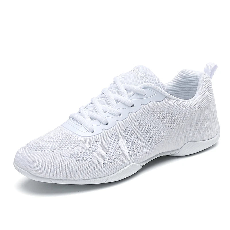 Zapatillas blancas de baile para niñas Marwoo: zapatillas ligeras para entrenamiento de animadoras, caminar y tenis; zapatillas deportivas de moda para mujer 2316
