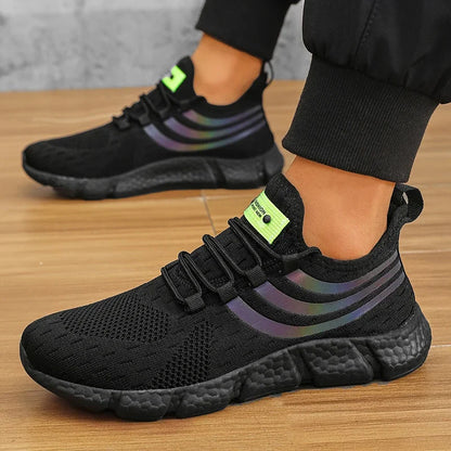 Herren-Freizeitsportschuhe, atmungsaktive, leichte Sneaker, rutschfeste flache Schuhe, Outdoor-Laufschuhe, Wanderschuhe, Tennis- und Sport-Joggingschuhe