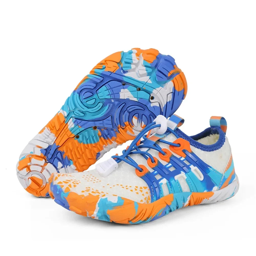 12 Farben Wasserschuhe für Kinder, Sommer, Strand, Five Fingers, Barfuß, Schwimmen, Aqua-Schuhe, schnell trocknend, Meer, Fluss, Kindersneaker
