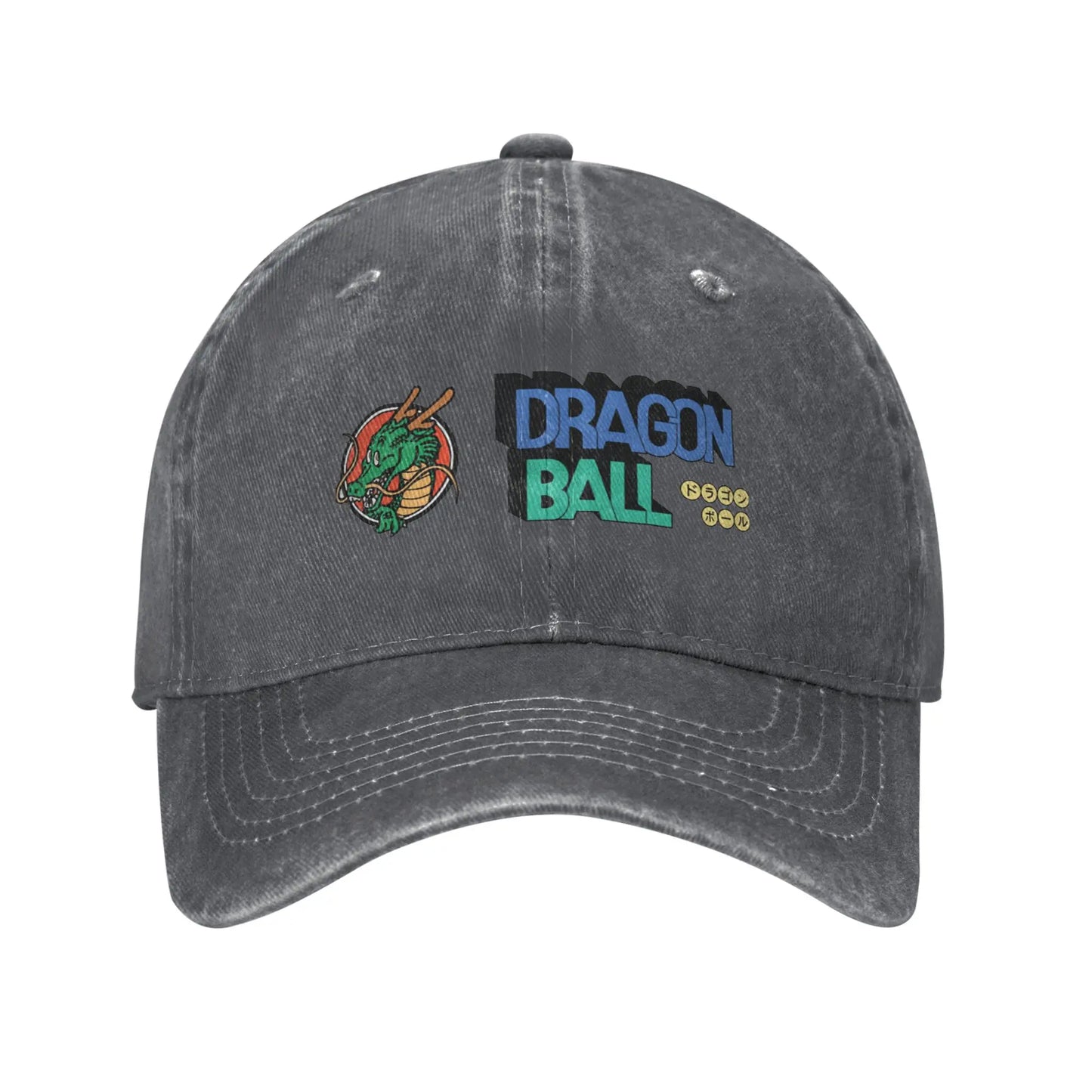 Dragon Ball Shenron Logo Baseball Caps Unisex Distressed Denim Snapback Cap Goku Kakarot Manga Outdoor Adjustable Fit Caps Hat