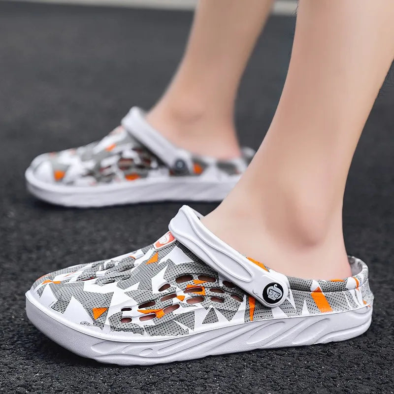 Nouvelle mode sandales hommes sabots sandales confortables respirant plage sandales hommes femmes sabots pantoufles fond souple hommes chaussures